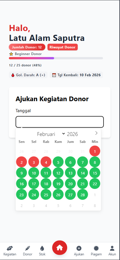Panduan 7. Cara Mengajukan Kegiatan Donor