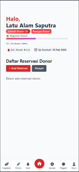 Panduan 5. Cara Melakukan Reservasi Donor (Kantor PMI)