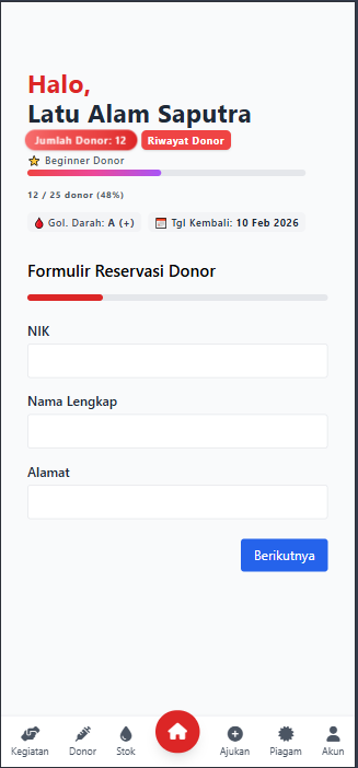Panduan 5. Cara Melakukan Reservasi Donor (Kantor PMI)